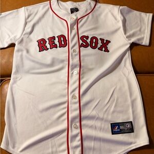 Majestic White Boston Red Sox Ortiz Baseball Jersey